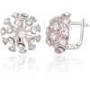 Diamond Sky Jewelry Sidabriniai auskarai „Dandelion“