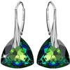 Diamond Sky Jewelry Sidabriniai auskarai „Evening Shine (Vitrail Medium)“ su Swarovski® kristalais
