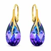 Diamond Sky Jewelry Sidabriniai auskarai „Baroque VII“ (Heliotrope) iš 925 prabos sidabro su Swarovski kristalais