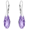 Diamond Sky Jewelry Sidabriniai auskarai „Enchanté (Tazanite)“ su Swarovski® kristalais