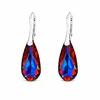 Diamond Sky Jewelry Sidabriniai auskarai moterims DiamondSky „Rainbow Waterfall (Volcano)“ su Swarovski kristalais