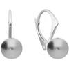 Diamond Sky Jewelry Sidabriniai auskarai „Rani (Light Pilkas)“ su Swarovski® perlais