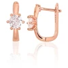 Diamond Sky Jewelry Sidabriniai auskarai su cirkoniais „Juno Gold III“