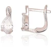 Diamond Sky Jewelry Sidabriniai auskarai su cirkoniais „Kristalo Lašas II“