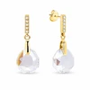Diamond Sky Jewelry Sidabriniai auskarai „Calathea (Crystal Shimmer)“ su Swarovski® kristalais