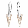 Diamond Sky Jewelry Sidabriniai auskarai moterims DiamondSky „Spike II (Rose Patina)“ su Swarovski kristalais