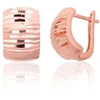 Diamond Sky Jewelry Sidabriniai auskarai „Golden Rhythm“