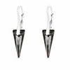 Diamond Sky Jewelry Sidabriniai auskarai „Spike (Sidabrinis Night)“ su Swarovski® kristalais