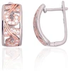 Diamond Sky Jewelry Sidabriniai auskarai su cirkoniais „Enchanted Garden“