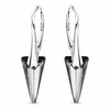 Diamond Sky Jewelry Sidabriniai auskarai „Spike II (Sidabrinis Night)“ su Swarovski® kristalais