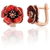 Diamond Sky Jewelry Sidabriniai auskarai su emaliu „Tango“