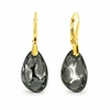 Diamond Sky Jewelry Sidabriniai auskarai „Radiolarian (Sidabrinis Night)“ su Swarovski® kristalais