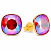Diamond Sky Jewelry Sidabriniai auskarai moterims DiamondSky „Glare (Light Siam Shimmer)“ su Swarovski kristalais