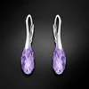 Diamond Sky Jewelry Sidabriniai auskarai „Enchanté (Tazanite)“ su Swarovski® kristalais