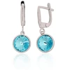 Diamond Sky Jewelry Sidabriniai auskarai „Vortex IV“