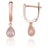 Diamond Sky Jewelry Sidabriniai auskarai su cirkoniais „Princess Tear II“