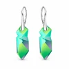 Diamond Sky Jewelry Sidabriniai auskarai moterims DiamondSky „Kaputt (Scarabaeus Žalias)“ su Swarovski kristalais