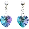 Diamond Sky Jewelry Sidabriniai auskarai „Romantic Heart II (Vitrail Light)“ su Swarovski® kristalais
