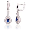 Diamond Sky Jewelry Sidabriniai auskarai su cirkoniais „Princess Tear“