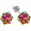 Diamond Sky Jewelry Sidabriniai auskarai „Rubicon II (Vitrail Medium)“ su Swarovski® kristalais