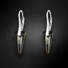 Diamond Sky Jewelry Sidabriniai auskarai „Spike (Sidabrinis Night)“ su Swarovski® kristalais