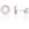 Diamond Sky Jewelry Sidabriniai auskarai su opalitu „Mėnulio Žavesys XV“