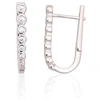 Diamond Sky Jewelry Sidabriniai auskarai su cirkoniais „Kristalo Takas III“