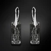 Diamond Sky Jewelry Sidabriniai auskarai „Growing Crystal II (Sidabrinis Night)“ su Swarovski® kristalais