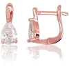 Diamond Sky Jewelry Sidabriniai auskarai su cirkoniais „Kristalo Lašas VI“