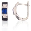 Diamond Sky Jewelry Sidabriniai auskarai su cirkoniais ir emaliu „Athens“
