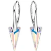 Diamond Sky Jewelry Sidabriniai auskarai „Spike II (Aurora Borealis)“ su Swarovski® kristalais