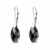 Diamond Sky Jewelry Sidabriniai auskarai „Enchanté“ (Jet) iš 925 prabos sidabro su Swarovski kristalais