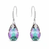 Diamond Sky Jewelry Sidabriniai auskarai „Baroque III (Vitrail Light)“ su Swarovski® kristalais