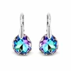 Diamond Sky Jewelry Sidabriniai auskarai „Frozen Edges (Vitrail Light)“ su Swarovski® kristalais