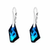 Diamond Sky Jewelry Sidabriniai auskarai „Hyperborea (Bermuda Mėlyna)“ su Swarovski® kristalais