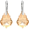 Diamond Sky Jewelry Sidabriniai auskarai „Baroque V (Golden Shadow)“ su Swarovski® kristalais