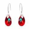 Diamond Sky Jewelry Sidabriniai auskarai „Baroque III (Light Siam Shimmer)“ su Swarovski® kristalais