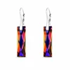 Diamond Sky Jewelry Sidabriniai auskarai moterims DiamondSky „Deluxe (Volcano)“ su Swarovski kristalais