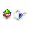 Diamond Sky Jewelry Sidabriniai auskarai „Rubicon II (Vitrail Medium)“ su Swarovski® kristalais