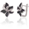 Diamond Sky Jewelry Sidabriniai auskarai su cirkoniais „Frost Petal“