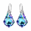 Diamond Sky Jewelry Sidabriniai auskarai „Baroque VI“ (Vitrail Light) iš 925 prabos sidabro su Swarovski kristalais