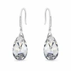 Diamond Sky Jewelry Sidabriniai auskarai „Baroque III (Comet Argent Light)“ su Swarovski® kristalais