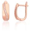 Diamond Sky Jewelry Sidabriniai auskarai su cirkoniais „City Lights V“