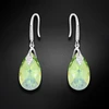 Diamond Sky Jewelry Sidabriniai auskarai „Baroque III (Peridot AB)“ su Swarovski® kristalais