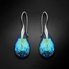 Diamond Sky Jewelry Sidabriniai auskarai „Baroque (Bermuda Mėlyna)“ su Swarovski® kristalais