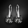 Diamond Sky Jewelry Sidabriniai auskarai „Marianne (Sidabrinis Night)“ su Swarovski® kristalais