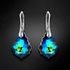 Diamond Sky Jewelry Sidabriniai auskarai „Baroque V (Meridian Mėlyna)“ su Swarovski® kristalais