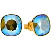 Diamond Sky Jewelry Sidabriniai auskarai „Glare (Juodas Diamond Shimmer)“ su Swarovski® kristalais