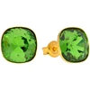 Diamond Sky Jewelry Sidabriniai auskarai „Glare (Fern Žalias)“ su Swarovski® kristalais