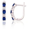 Diamond Sky Jewelry Sidabriniai auskarai su cirkoniais „Kamelija VI“